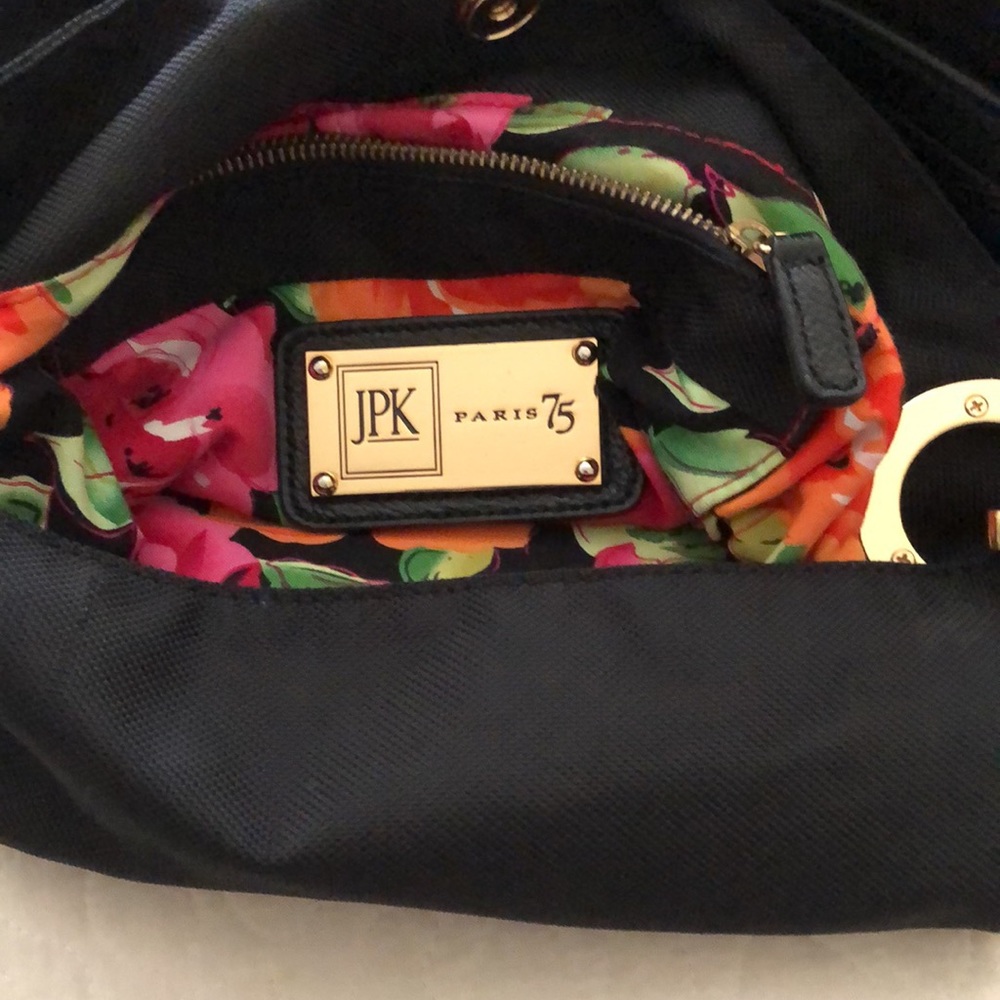 JPK Paris bucket bag - gorgeous interior floral print.  Many compartments